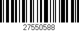 Código de barras (EAN, GTIN, SKU, ISBN): '27550588'