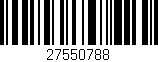 Código de barras (EAN, GTIN, SKU, ISBN): '27550788'