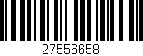 Código de barras (EAN, GTIN, SKU, ISBN): '27556658'