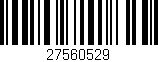 Código de barras (EAN, GTIN, SKU, ISBN): '27560529'