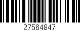 Código de barras (EAN, GTIN, SKU, ISBN): '27564847'