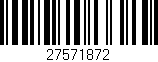 Código de barras (EAN, GTIN, SKU, ISBN): '27571872'