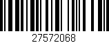 Código de barras (EAN, GTIN, SKU, ISBN): '27572068'