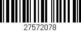 Código de barras (EAN, GTIN, SKU, ISBN): '27572078'