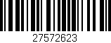 Código de barras (EAN, GTIN, SKU, ISBN): '27572623'