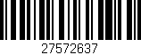 Código de barras (EAN, GTIN, SKU, ISBN): '27572637'