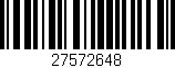 Código de barras (EAN, GTIN, SKU, ISBN): '27572648'