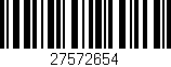 Código de barras (EAN, GTIN, SKU, ISBN): '27572654'