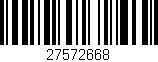 Código de barras (EAN, GTIN, SKU, ISBN): '27572668'