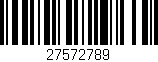 Código de barras (EAN, GTIN, SKU, ISBN): '27572789'