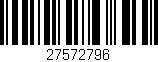 Código de barras (EAN, GTIN, SKU, ISBN): '27572796'