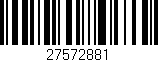 Código de barras (EAN, GTIN, SKU, ISBN): '27572881'