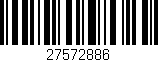 Código de barras (EAN, GTIN, SKU, ISBN): '27572886'