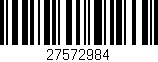 Código de barras (EAN, GTIN, SKU, ISBN): '27572984'