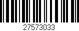 Código de barras (EAN, GTIN, SKU, ISBN): '27573033'