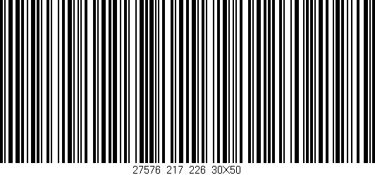 Código de barras (EAN, GTIN, SKU, ISBN): '27576_217_226_30X50'