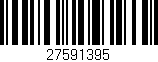 Código de barras (EAN, GTIN, SKU, ISBN): '27591395'