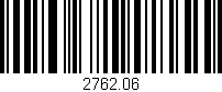 Código de barras (EAN, GTIN, SKU, ISBN): '2762.06'