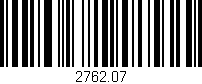 Código de barras (EAN, GTIN, SKU, ISBN): '2762.07'