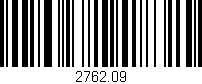 Código de barras (EAN, GTIN, SKU, ISBN): '2762.09'