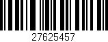 Código de barras (EAN, GTIN, SKU, ISBN): '27625457'