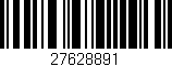 Código de barras (EAN, GTIN, SKU, ISBN): '27628891'