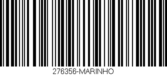 Código de barras (EAN, GTIN, SKU, ISBN): '276356-MARINHO'