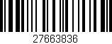 Código de barras (EAN, GTIN, SKU, ISBN): '27663836'