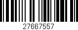 Código de barras (EAN, GTIN, SKU, ISBN): '27667557'