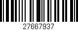 Código de barras (EAN, GTIN, SKU, ISBN): '27667937'