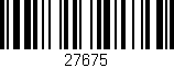 Código de barras (EAN, GTIN, SKU, ISBN): '27675'