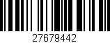 Código de barras (EAN, GTIN, SKU, ISBN): '27679442'