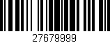 Código de barras (EAN, GTIN, SKU, ISBN): '27679999'