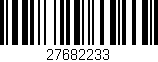 Código de barras (EAN, GTIN, SKU, ISBN): '27682233'