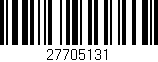 Código de barras (EAN, GTIN, SKU, ISBN): '27705131'