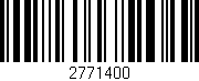 Código de barras (EAN, GTIN, SKU, ISBN): '2771400'