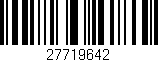 Código de barras (EAN, GTIN, SKU, ISBN): '27719642'
