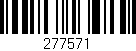 Código de barras (EAN, GTIN, SKU, ISBN): '277571'