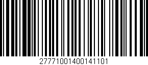 Código de barras (EAN, GTIN, SKU, ISBN): '27771001400141101'