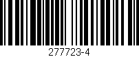 Código de barras (EAN, GTIN, SKU, ISBN): '277723-4'