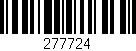 Código de barras (EAN, GTIN, SKU, ISBN): '277724'