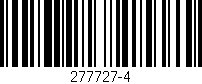 Código de barras (EAN, GTIN, SKU, ISBN): '277727-4'