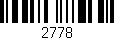 Código de barras (EAN, GTIN, SKU, ISBN): '2778'