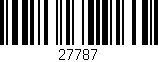 Código de barras (EAN, GTIN, SKU, ISBN): '27787'