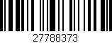 Código de barras (EAN, GTIN, SKU, ISBN): '27788373'