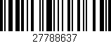 Código de barras (EAN, GTIN, SKU, ISBN): '27788637'