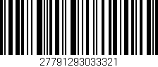 Código de barras (EAN, GTIN, SKU, ISBN): '27791293033321'