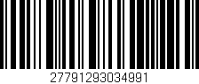 Código de barras (EAN, GTIN, SKU, ISBN): '27791293034991'