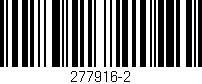 Código de barras (EAN, GTIN, SKU, ISBN): '277916-2'