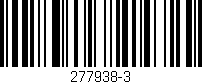 Código de barras (EAN, GTIN, SKU, ISBN): '277938-3'